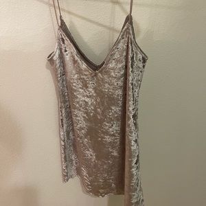 Velvet cocktail dress
